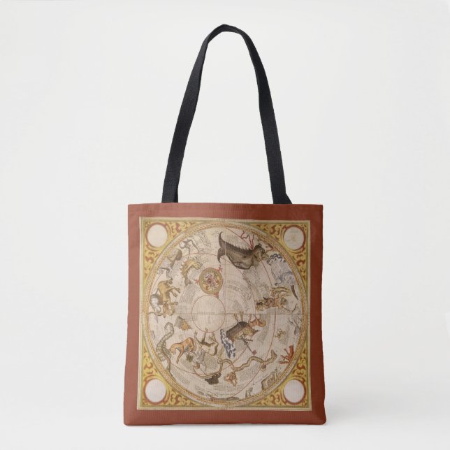 Tote Bag Étoiles de constellation ciel méridional Astronomi (Devant)
