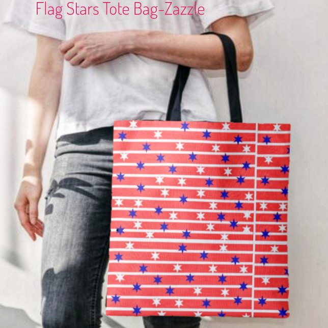 Tote Bag Étoiles de drapeau (Créateur téléchargé)