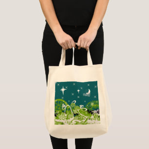 Tote Bag Étoiles de la lune Splat de peinture de tourbillon
