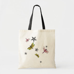 Tote Bag étoiles et libellules