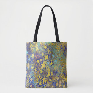 Tote Bag Étoiles et lune