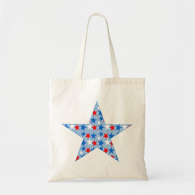 Tote Bag Étoiles patriotiques (Devant)