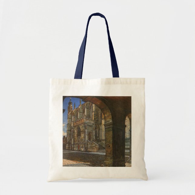 Tote Bag Eton College Chapelle par Anna Alma Tadema (Devant)