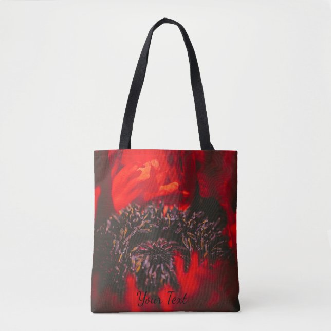 Tote Bag Étonnerie rouge vif (Devant)
