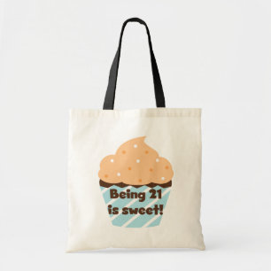 Tote Bag Etre 21 est doux t-shirts et cadeaux d'anniversair