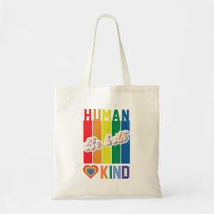 Tote Bag Être à la fois humain et nature - Vintage inspiré 