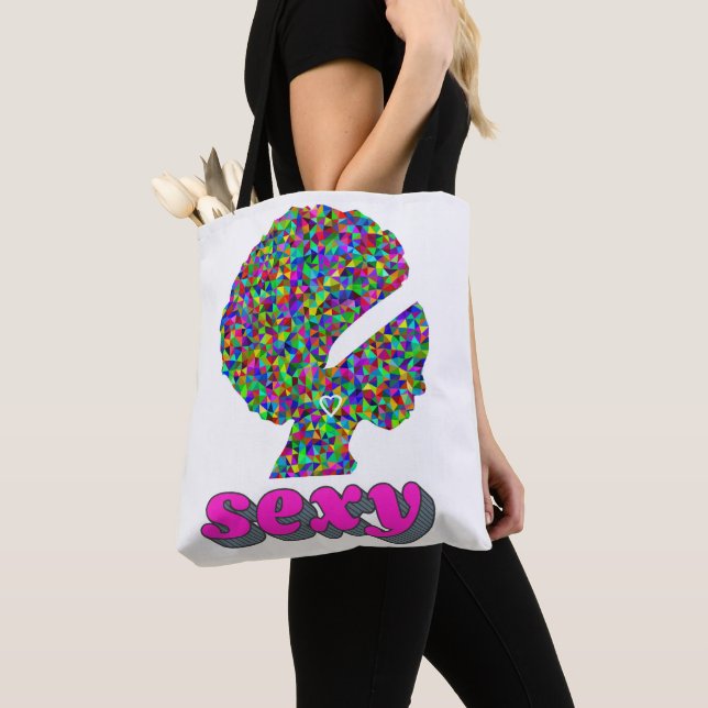 Tote Bag Être Coloré est Sexy ! (De près)