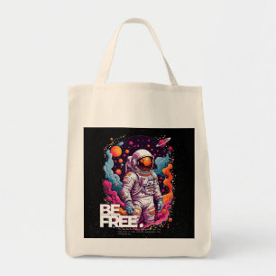 Tote Bag ÊTRE GRATUIT Conception des astronautes