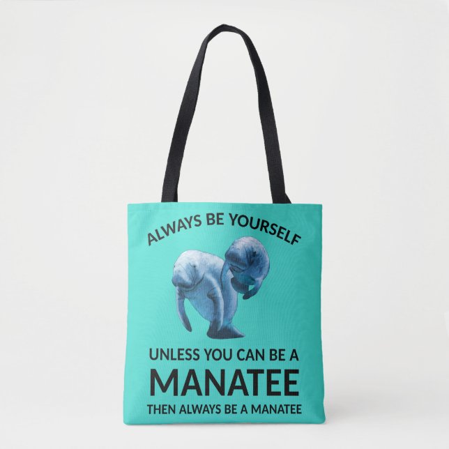 Tote Bag Être soi-même à moins d'être un homme (Devant)