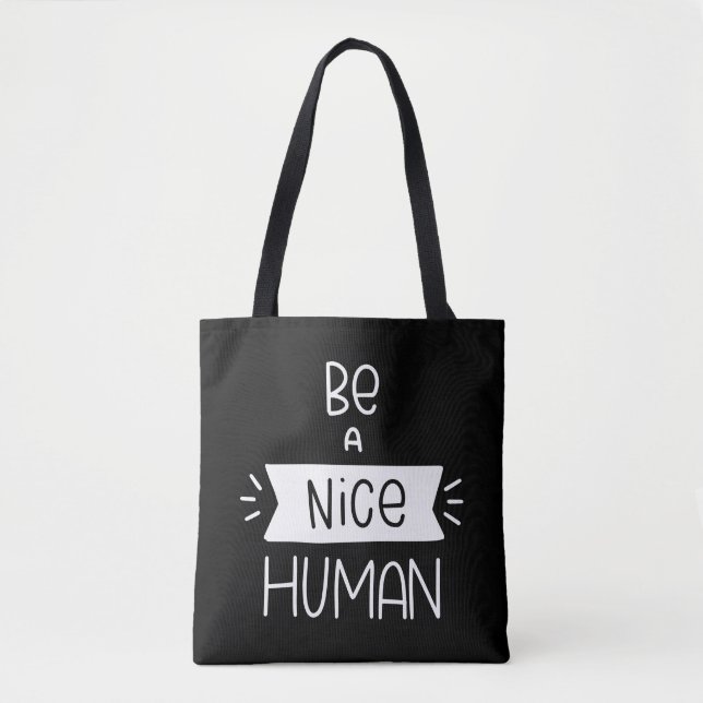 Tote Bag Être un homme gentil (Devant)