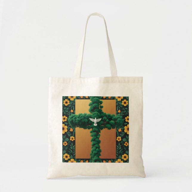 Tote Bag Étreinte Éternelle de la Nature (Devant)