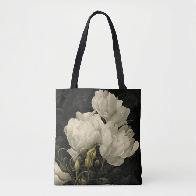 Tote Bag Étude d'une pivoine (Devant)