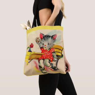 Tote Bag étudiant en chat kitten