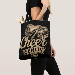 Tote Bag Étudiant en dernière année de cheer 2025 Promotion