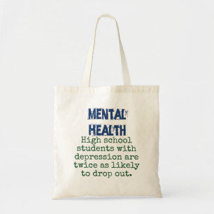 Tote Bag Étudiants du secondaire souffrant de dépression - 