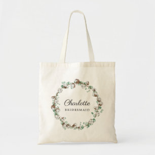 Tote Bag Eucalyptus Mariage Bridesmaid Cadeau