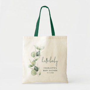Tote Bag Eucalyptus verdure Baby shower botanique Swag
