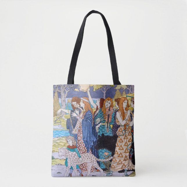 Tote Bag Eugene Grasset - Panneau décoratif Harmony (Devant)