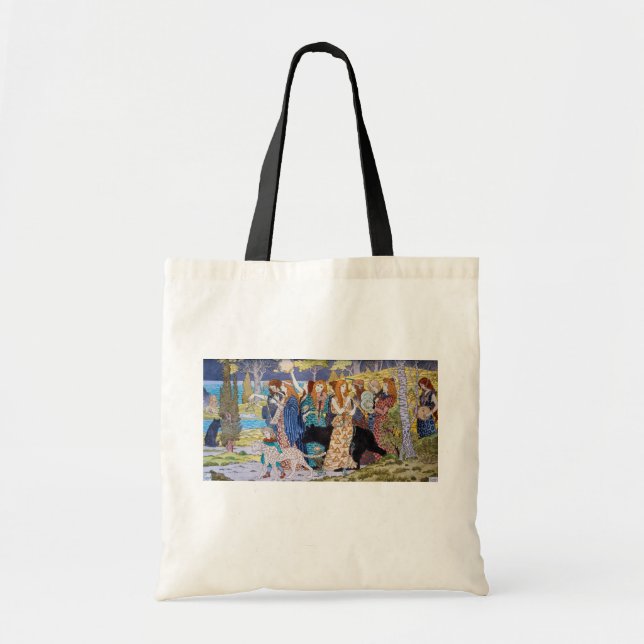 Tote Bag Eugene Grasset - Panneau décoratif Harmony (Devant)
