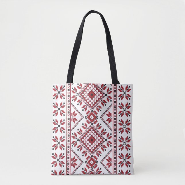 Tote Bag Europe de l'Est Motif, folklore traditionnel, folk (Devant)