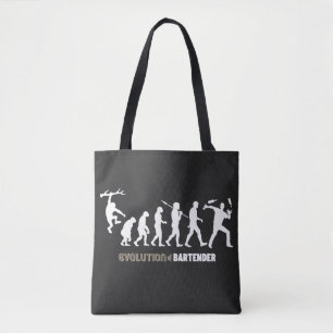 Tote Bag Évolution Du Bartender