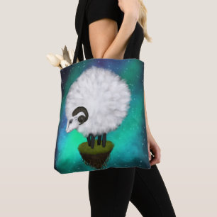 Tote Bag Ewe céleste : Le pâturage parmi les étoiles