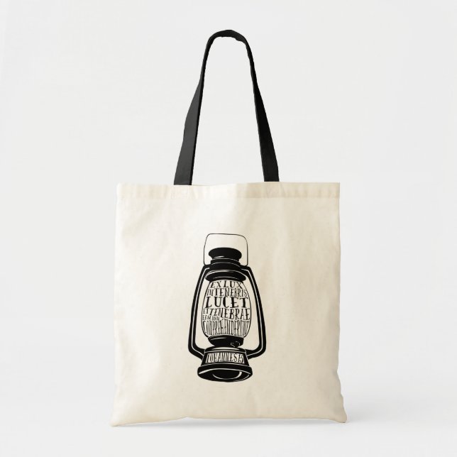 Tote Bag Ex Lux In Tenebris Lucet PERSONNALISABLE (Devant)
