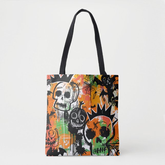 Tote Bag ExDesigner | Personnalisation | Halloween (Devant)