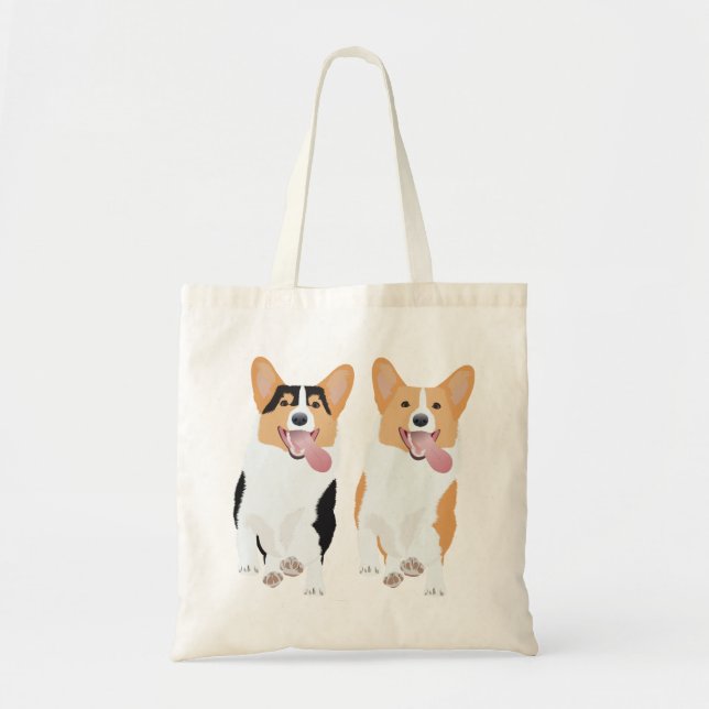 Tote Bag Exécution de Corgis (Devant)