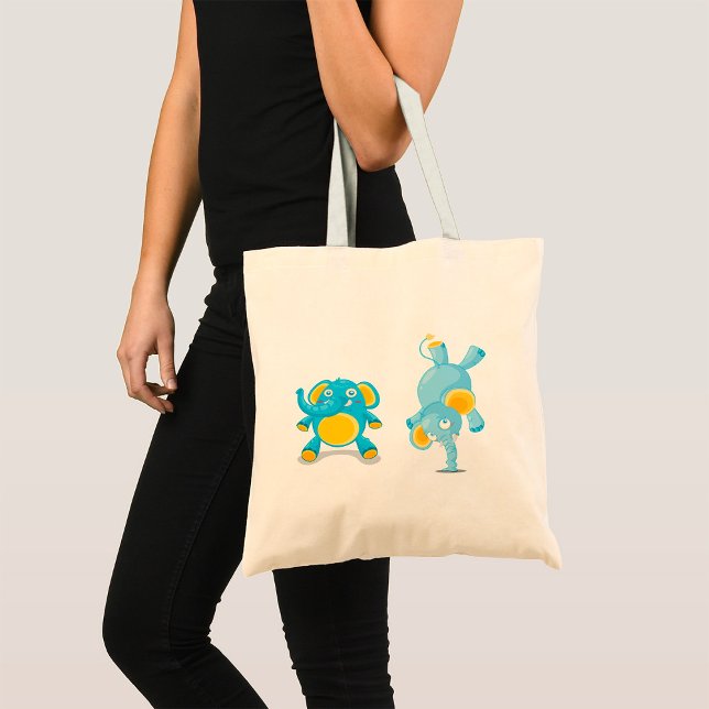 Tote Bag Exécution d'éléphant (Créateur téléchargé)