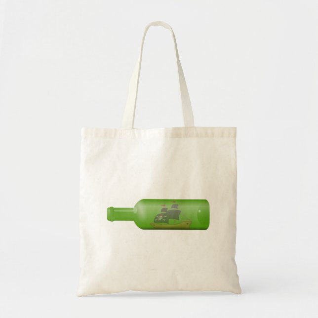 Tote Bag Expédier dans une bouteille (Devant)