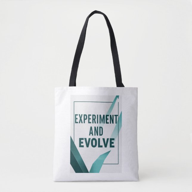Tote Bag Expérimenter et évoluer option 2 (Devant)