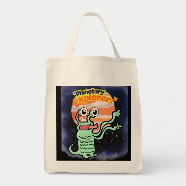 TOTE BAG EXPLORATEUR PLANÉTAIRE (Devant)