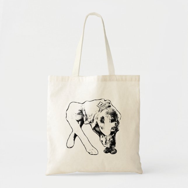 Tote Bag Exploration en encre sur le Go (Devant)