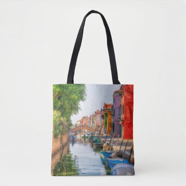Tote Bag Explore the Vibrant Charm of Burano (Devant)