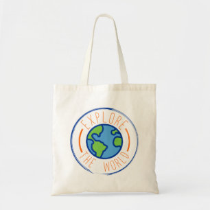Tote Bag Explore the world travel sticker