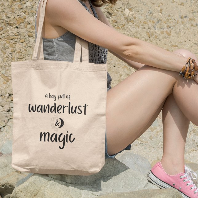 Tote Bag Explorez avec Wanderlust et Magic Adventure Travel (Shop now and get ready to wander, dream, and create your own magic!)