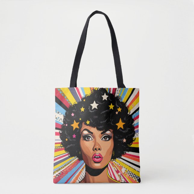 Tote Bag Explosion d'art pop (Devant)