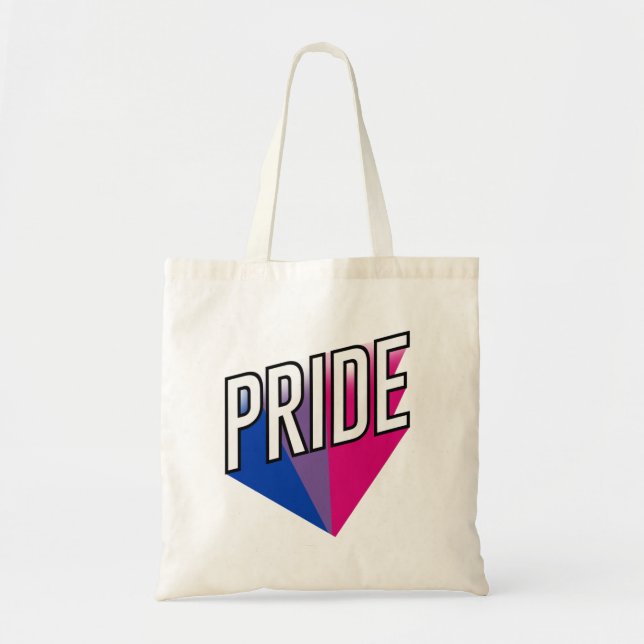 Tote Bag Explosion de la fierté bisexuelle (Devant)