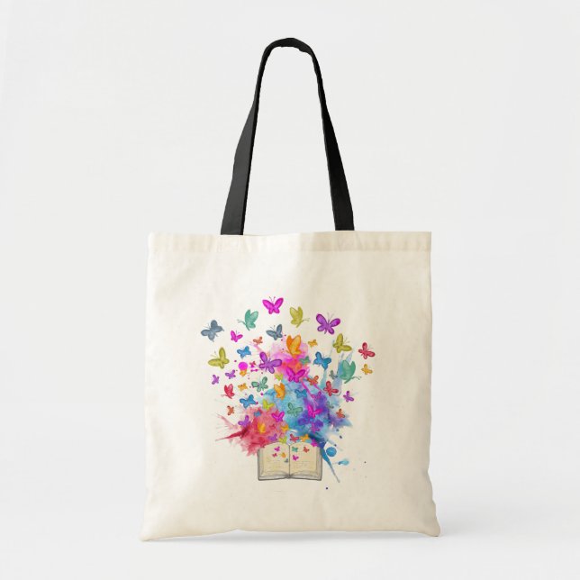 Tote Bag Explosion de papillons (Devant)