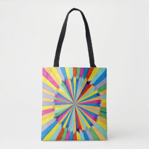 Tote Bag Explosion Radiale Colorée