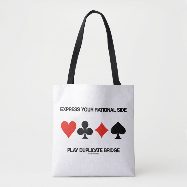Tote Bag Express Votre Côté Rationnel Jouer Pont Dupliquer (Devant)