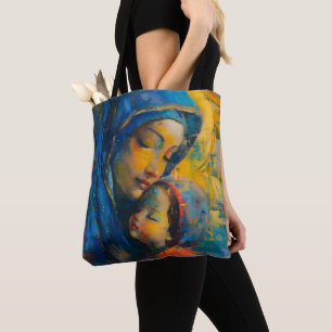 Tote Bag Expressionnisme Marie et Jésus