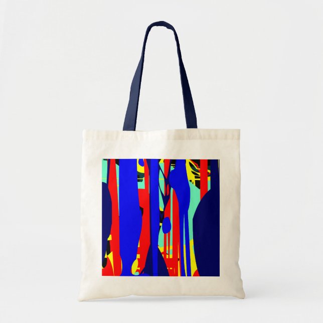 Tote Bag Expressionniste Abstrait numérique 01 (Devant)