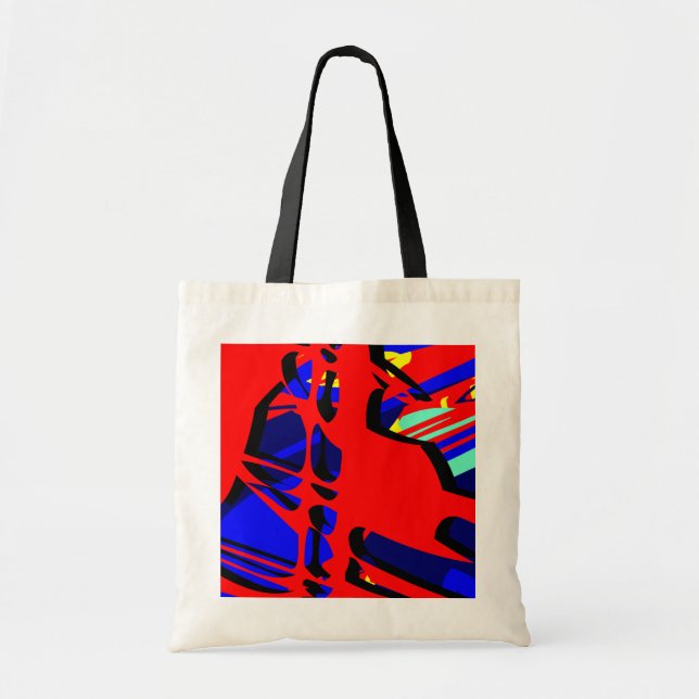 Tote Bag Expressionniste Abstrait numérique 05 (Devant)