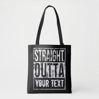 Tote Bag Extérieur Droit - Ajouter Votre Texte Vintage Pers