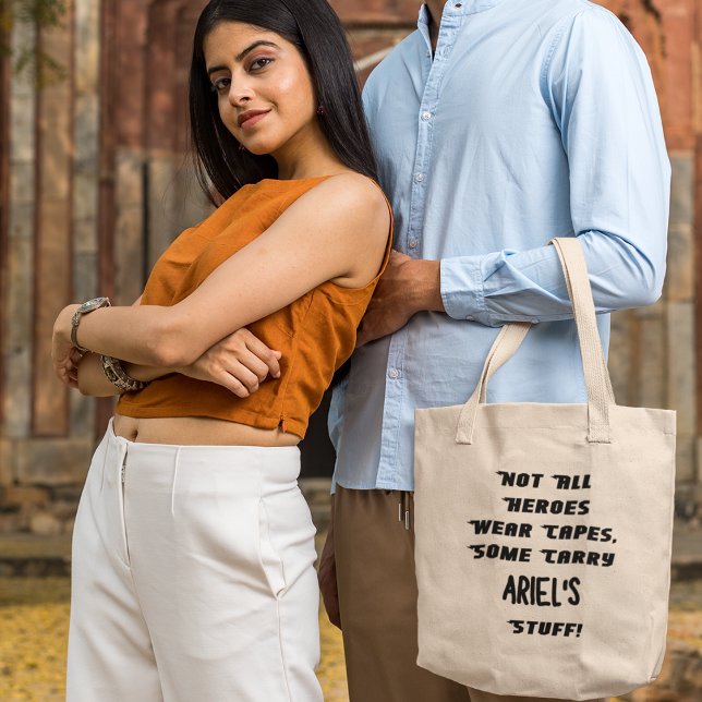 Tote Bag Extrait original et amusant du couple (Shop now and let your heroism shine, no cape required!)