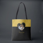Tote Bag Eye-casing Heart Couple Gold and Black<br><div class="desc">Carry style and romance with this eye-casing heart couple tote bag in gold and black. Featuring a bold design,  it’s perfect for everyday use,  shopping,  or gifting. Durable and spacious,  it blends practicality with modern,  expressive fashion for a standout accessory.</div>
