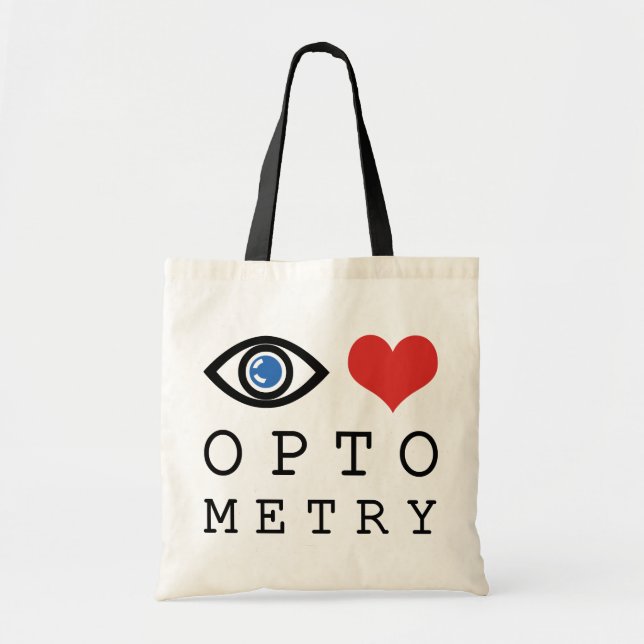Tote Bag Eye Love Optométrie (Devant)