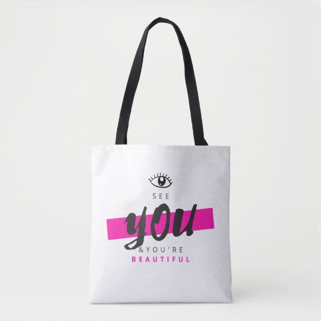 Tote Bag Eye See You & You are Beautiful Fourre-tout (Devant)